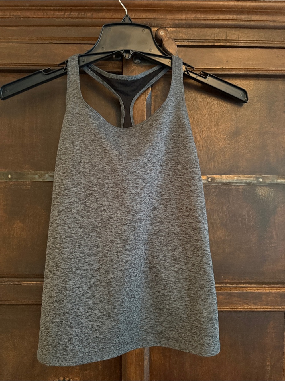 Vuori Gray Heather Racerback Performance Tank